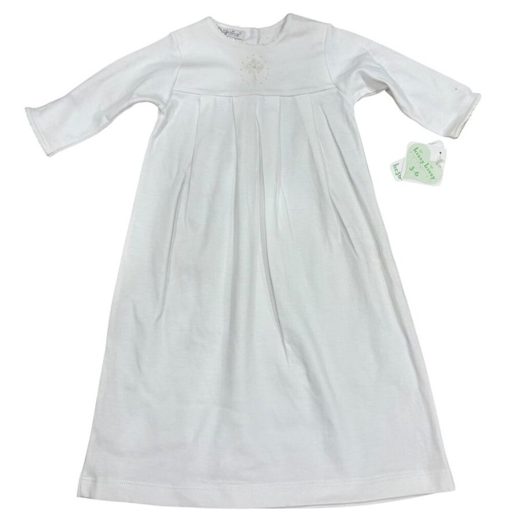 Kissy Kissy Premier 3-6 Month Infant White Christening Gown NWT